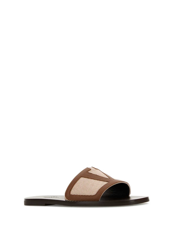 Viva Superstar Canvas Leather Slides