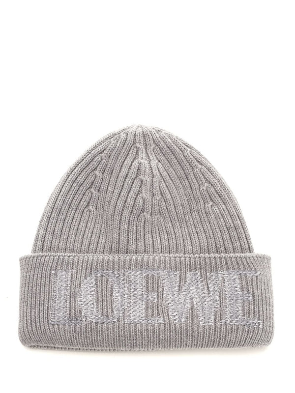 LOEWE - Logo Turnup Wool Beanie - Jente