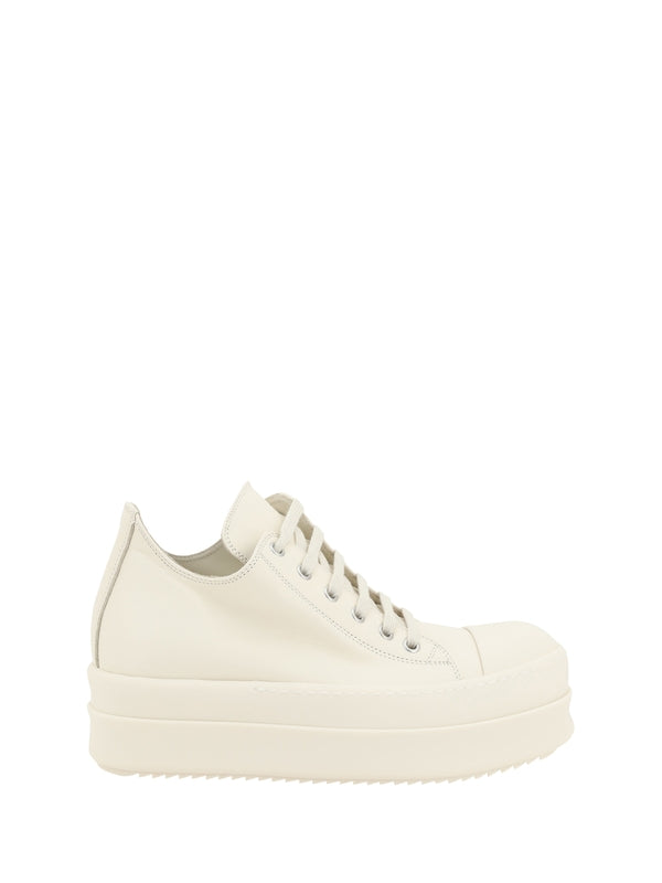 White Leather Low-Top
  Sneakers