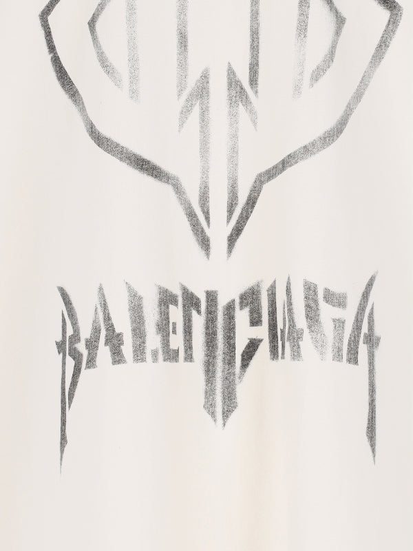 BALENCIAGA - BB Stencil Logo Short-Sleeve T-Shirt - Jente