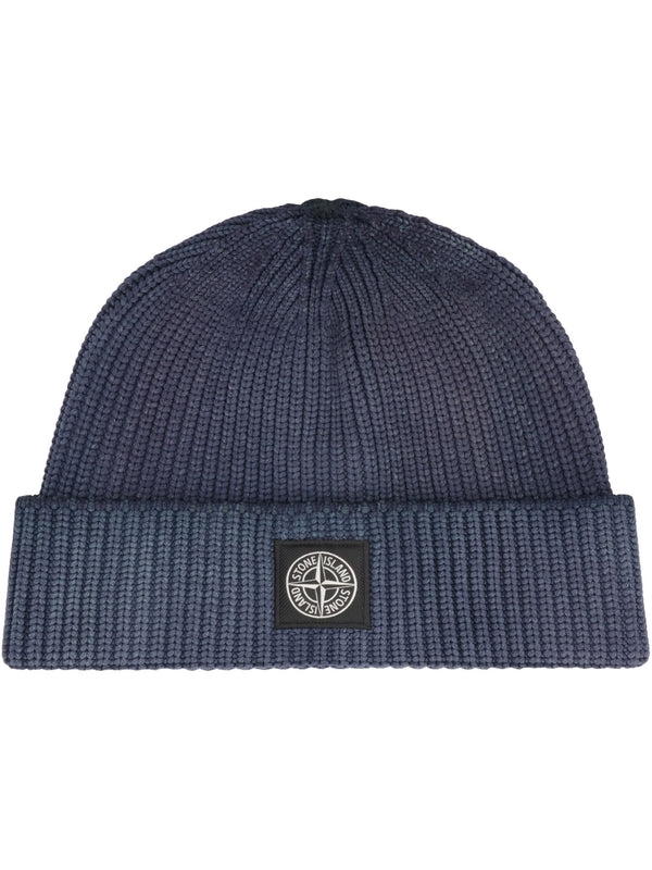 Stone Island Navy Beanies