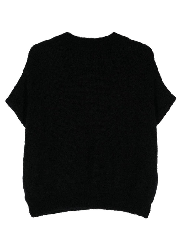 Black Wool Knit