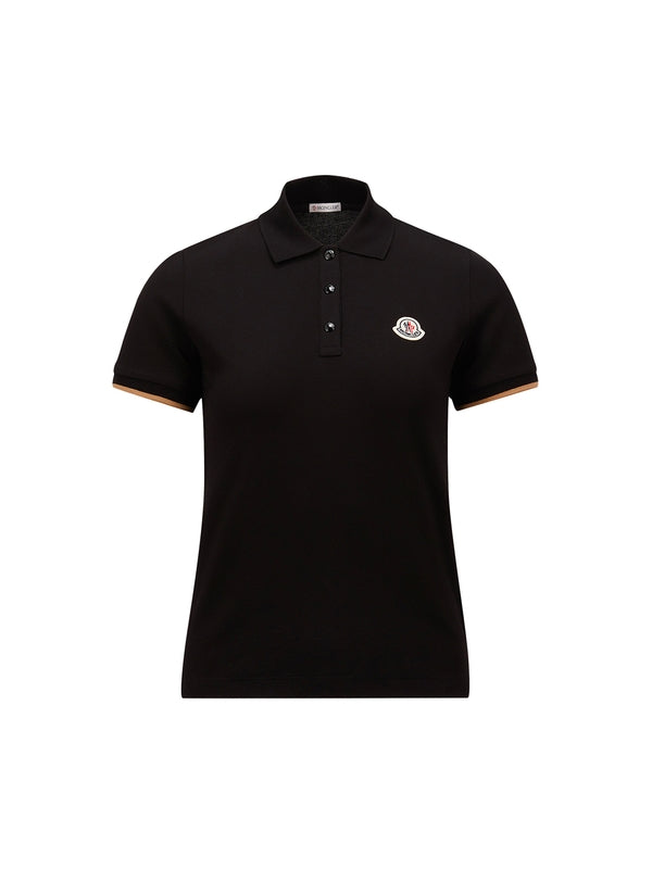 Logo Patch Cotton Polo Shirt