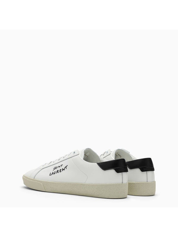 Saint Laurent White Low Top Sneakers