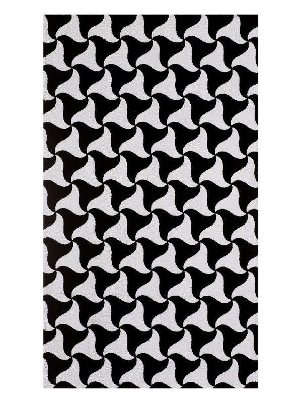 Wavy Triangle Pattern Towel