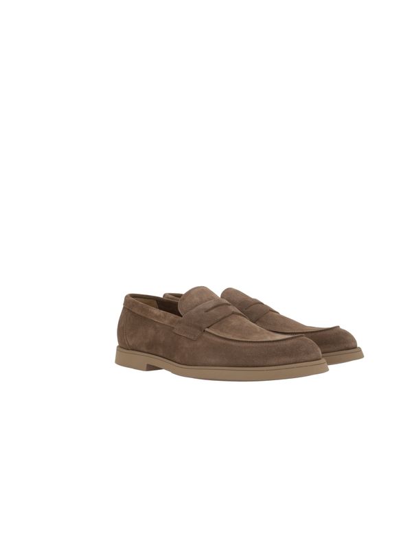 Suede Penny Loafers