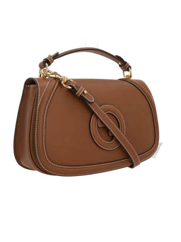 Blondie GG Logo Leather Tote Bag