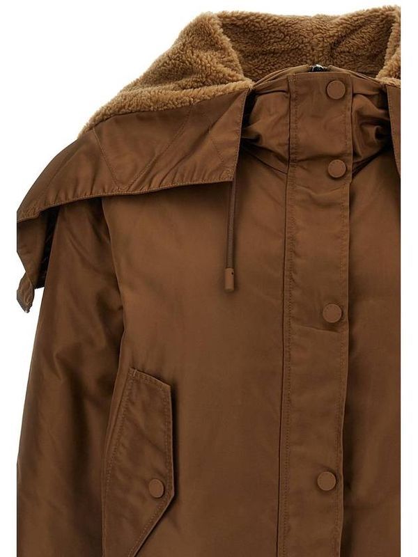 Agora Fleece Hooded Padded Jacket