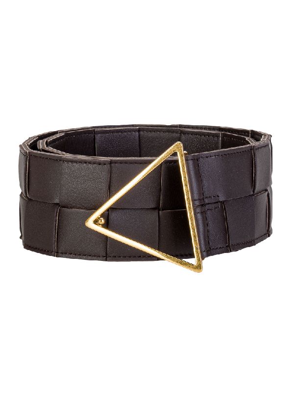 Triangle Buckle Maxi Intrecciato Belt