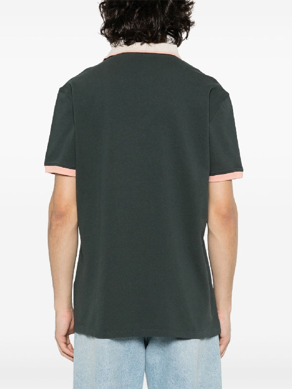 Howall Logo Embroidery Polo
  Shirt