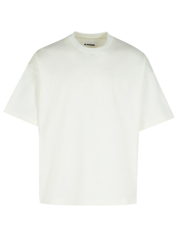 White Cotton Short Sleeve T-shirt