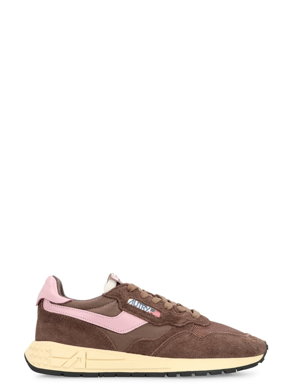 Autry Brown Low Top Sneakers
