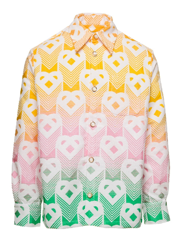 All-Over Logo Jacquard Shirt