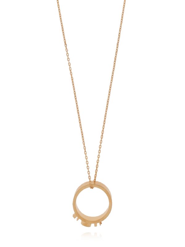 Ring Pendant
  Gold Necklace