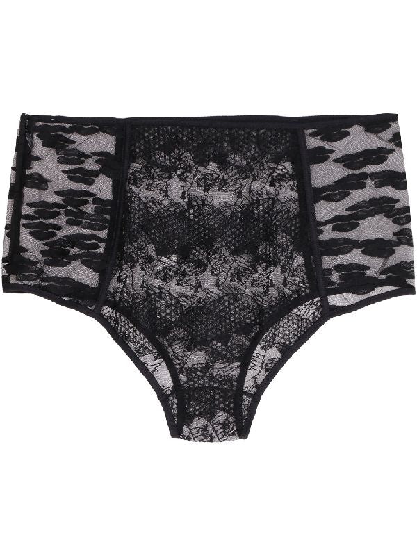 High-Waist Lace Underwear Set