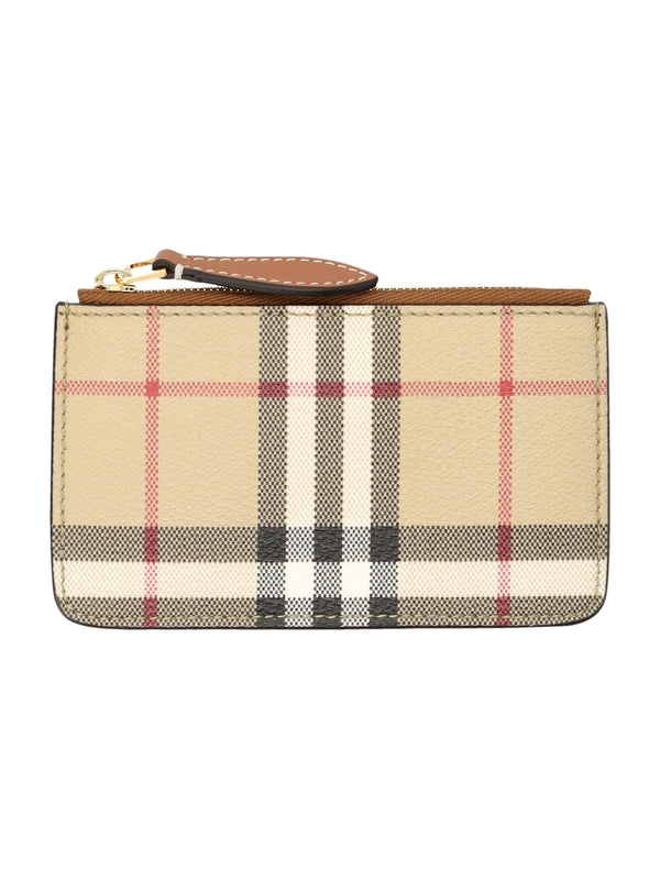 Vintage Check Coin Purse