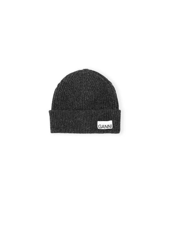 Logo Patch Wool Beanie