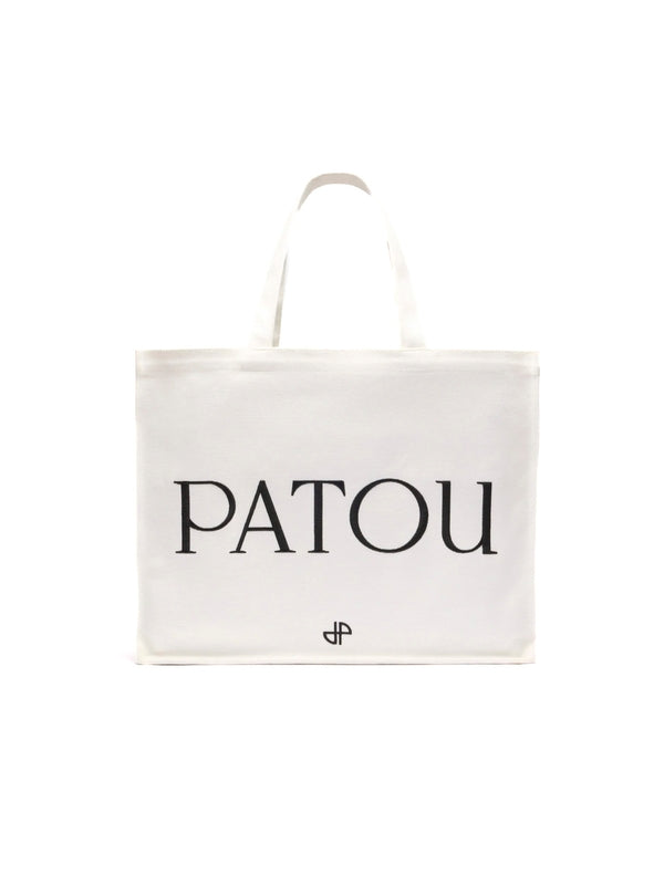 Patou White Tote Bags