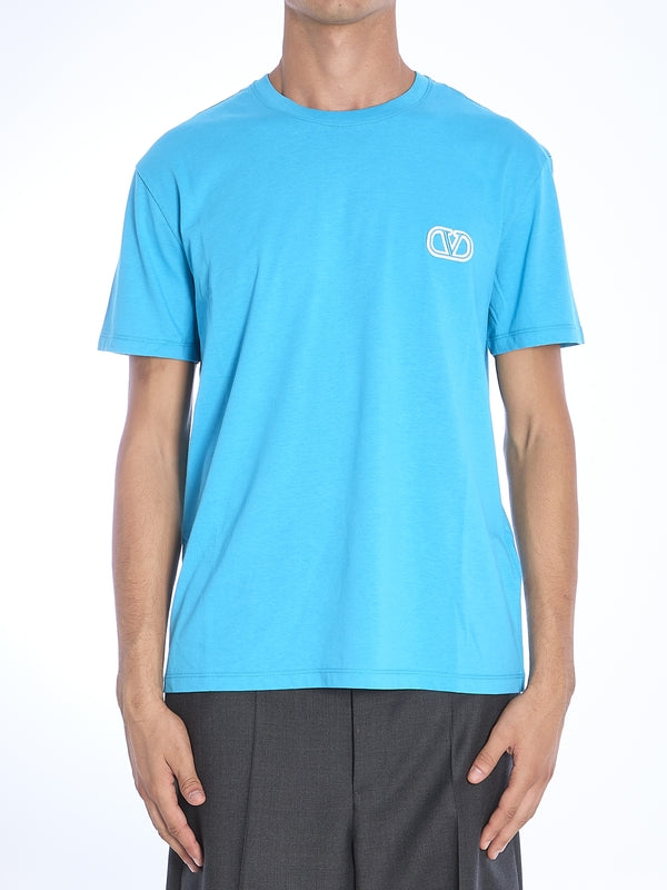 V Logo Short-sleeve T-shirt