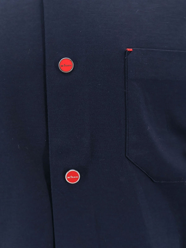 Logo Button Cotton Shirt