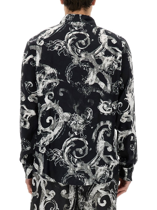 All-Over Printing Long Sleeve Shirt