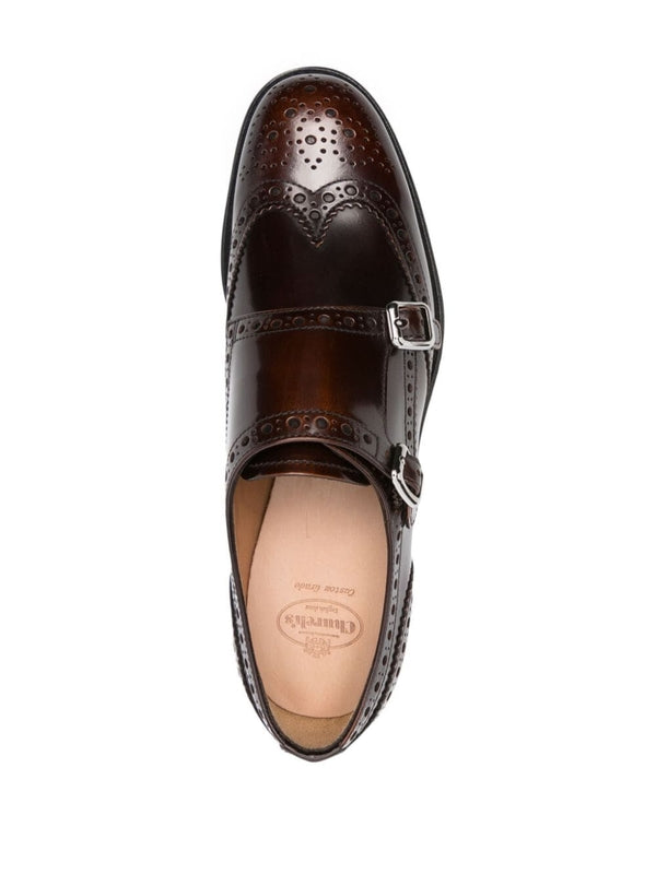 Lana Leather Monkstrap Shoes