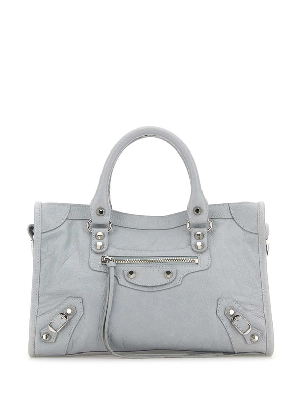 Balenciaga City Small Grey Tote Bags