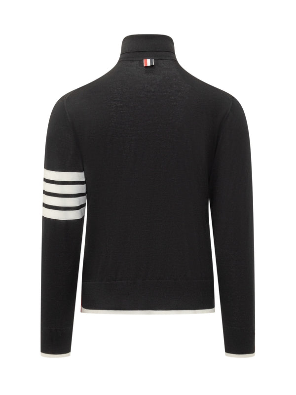 4-Bar High Neck Knit