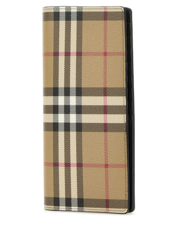 Vintage Check Flap Long Wallet