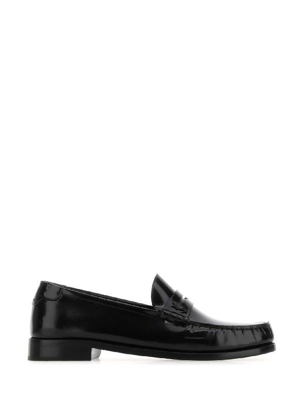 Saint Laurent Black Penny Loafer