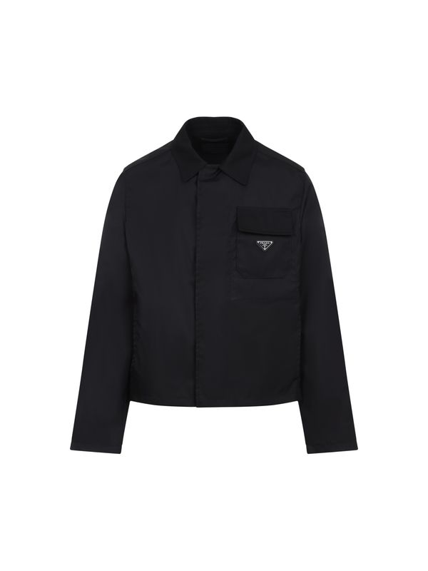 Triangle Logo Pocket Shirt Jacket