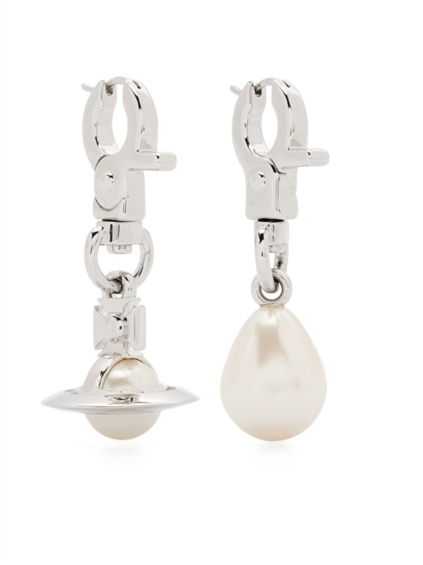 Orb Pearl Decoration Earrings