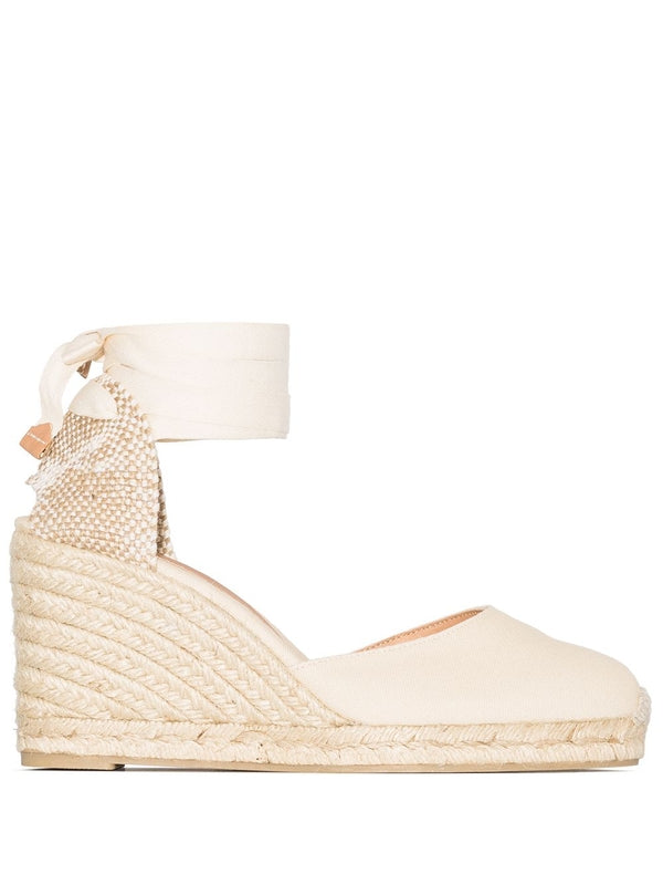 Castaner Beige Wedge Sandals