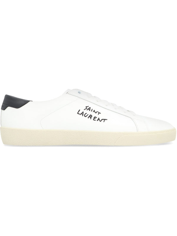 Saint Laurent White Low Top Sneakers