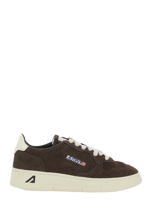 Autry Brown Low Top Sneakers