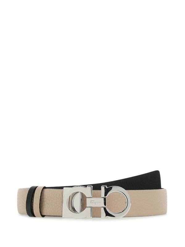 Ferragamo Beige Leather Belts