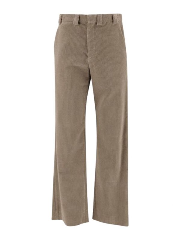 Straight Cotton Corduroy Pants