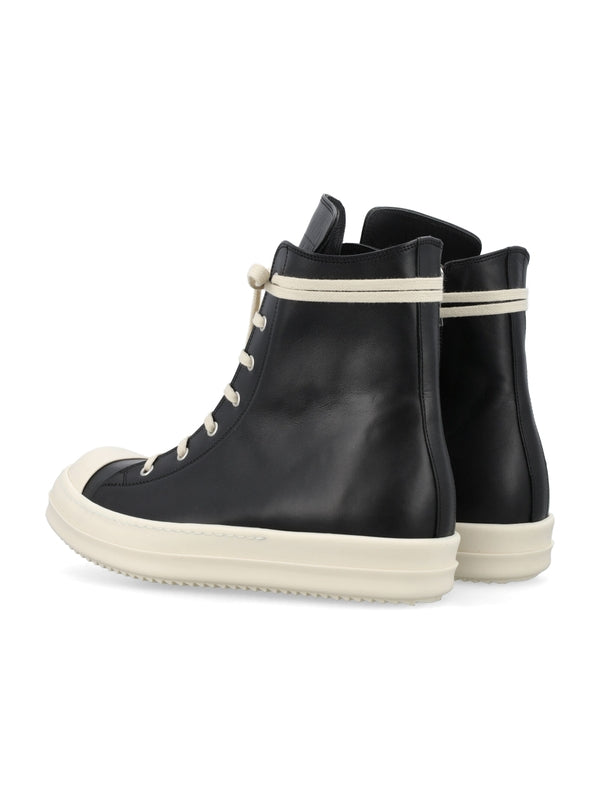 Leather High-top Sneakers