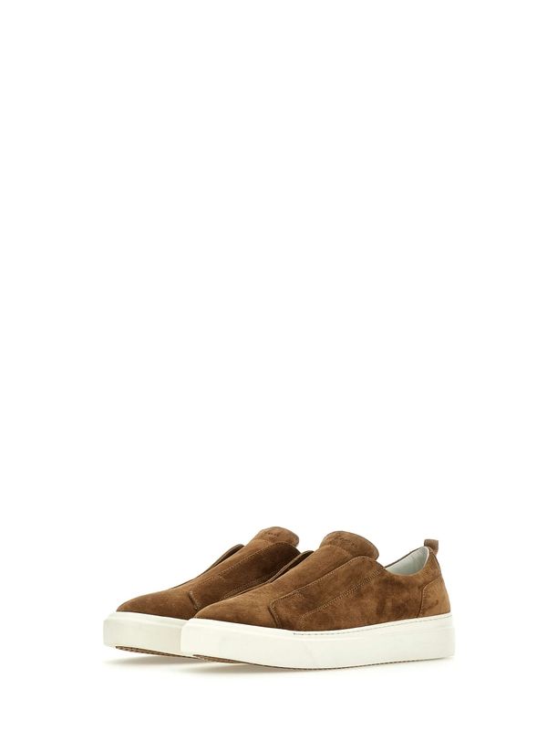 Suede Slip-On Low-Top Sneakers