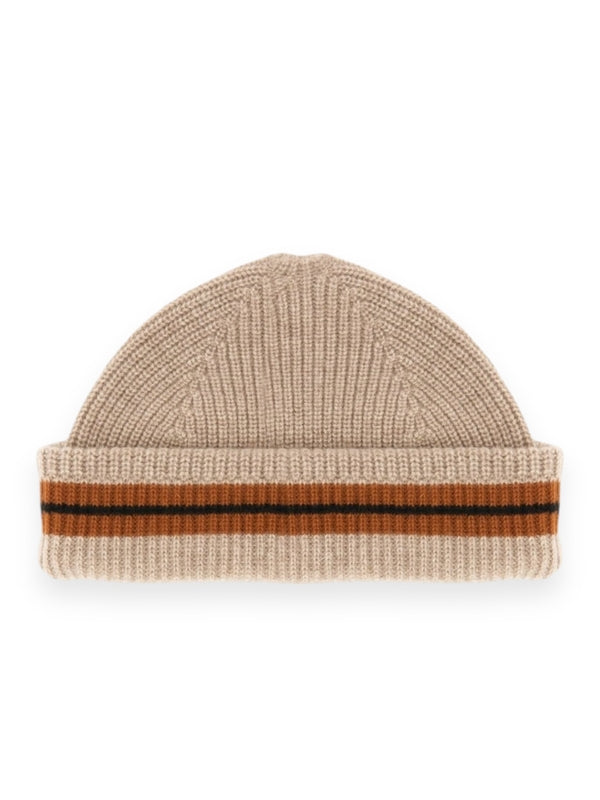 Turn-Up Cashmere Beanie