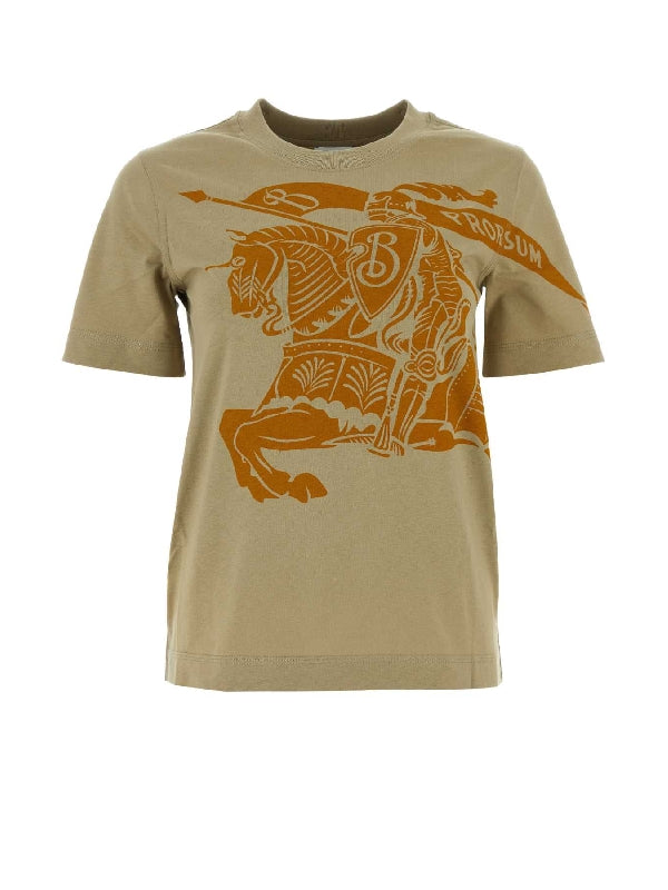 BURBERRY - T-SHIRTS 8096376 B7311 Green Half Sleeve - Jente