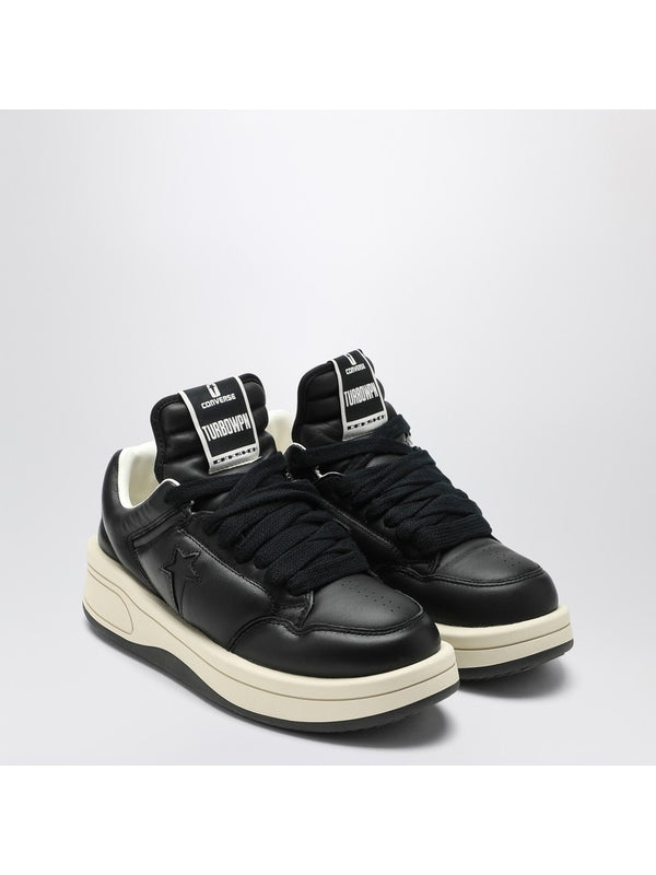 Rick Owens Drkshdw Turbowpn OX Black Low Top Sneakers