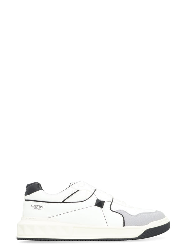 Valentino White Low Top Sneakers
