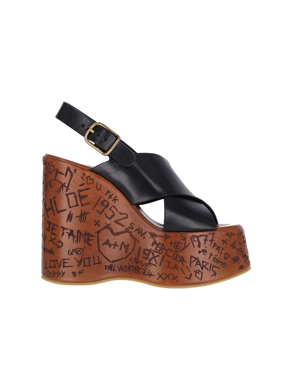 Maxime Wedge Sandal Heels