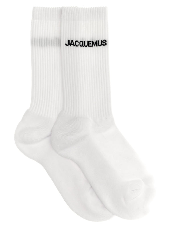 Logo Jacquard
  Rib Socks