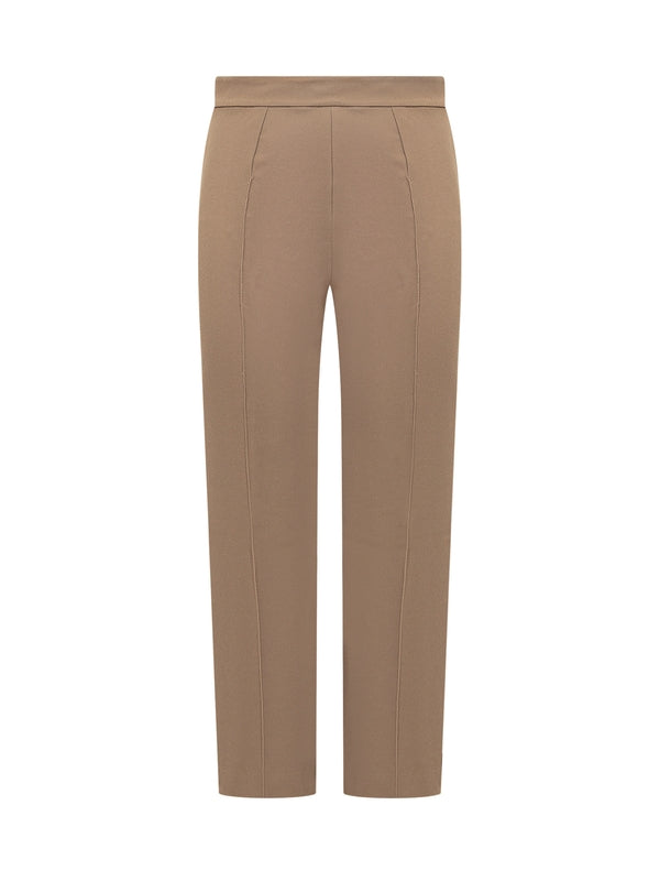 Zemira Crop Cotton Blend Pants