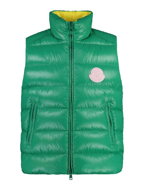 Parke Logo Patch Nylon Padded Vest