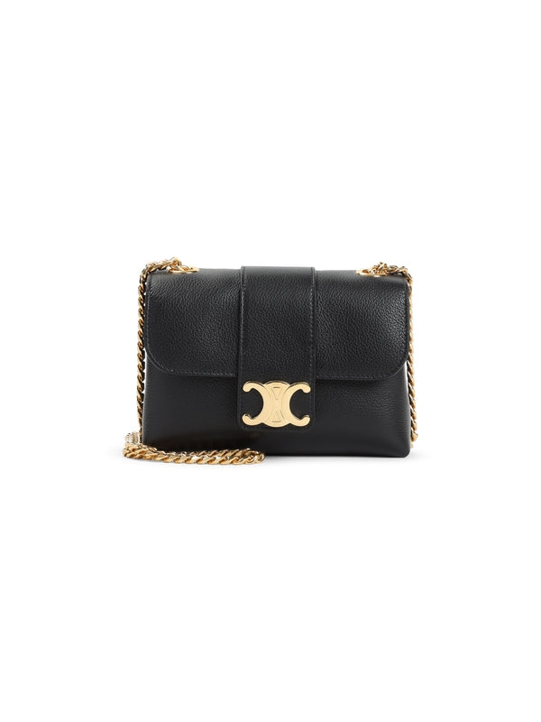 Victoire Triomphe Logo Leather Mini Shoulder Bag