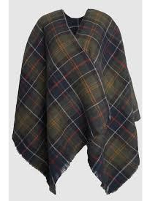 Barbour Checked Cape