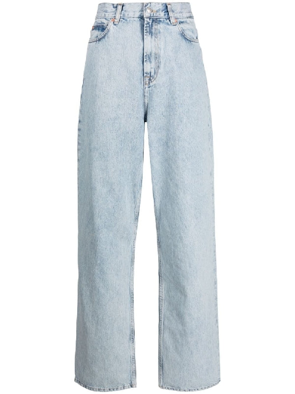 Light Washing Denim Pants